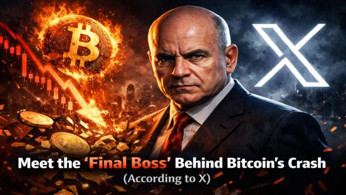 Meet the ‘Final Boss’ Behind Bitcoin’s Crash (According to X)