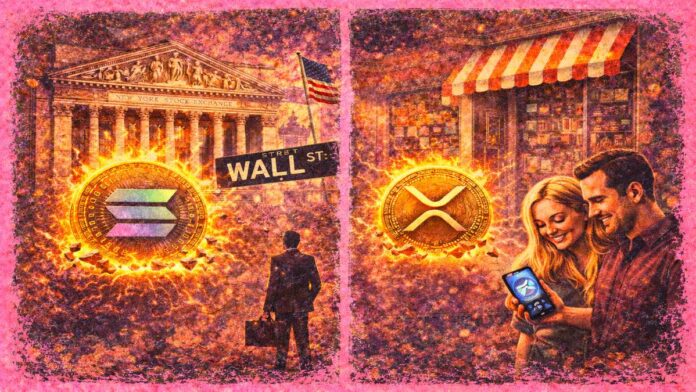 Solana Wins Wall Street While XRP Courts Retail