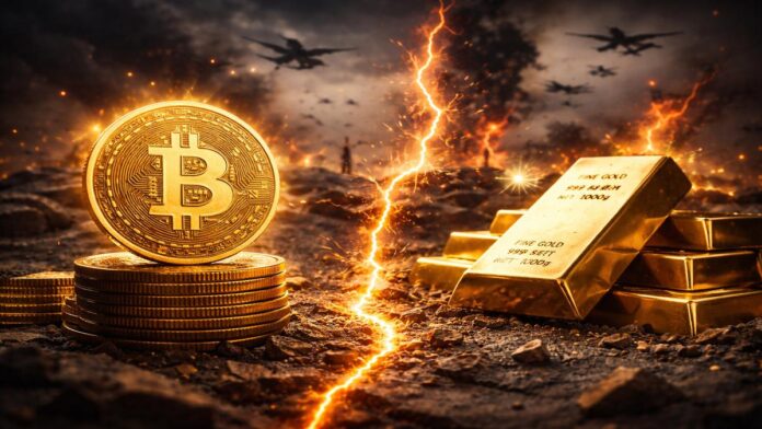 Bitcoin Decouples From Gold Amid Conflict Fears