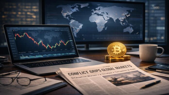 War Fears Hit Markets, Bitcoin Holds Strong