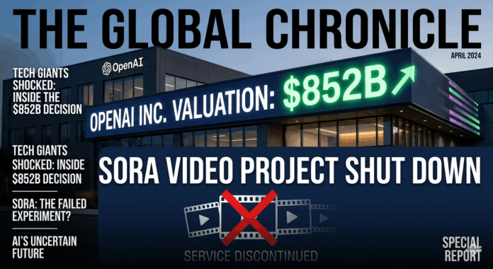 OpenAI Hits $852B Valuation, Then Shuts Down Sora