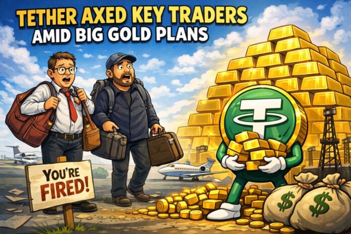 Why Tether Axed Key Traders Amid Big Gold Plans